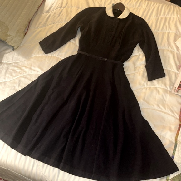 Vintage, classic swing wide skirt dress - Picture 8 of 8